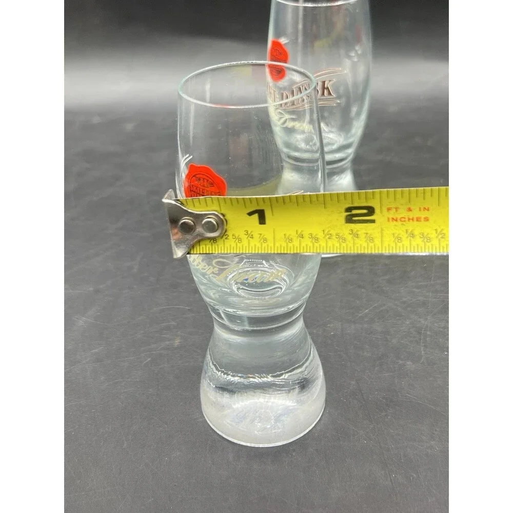 Set of 4 Vintage Gammel Dansk Bitter Dram Schnapps Shot Glasses Barware